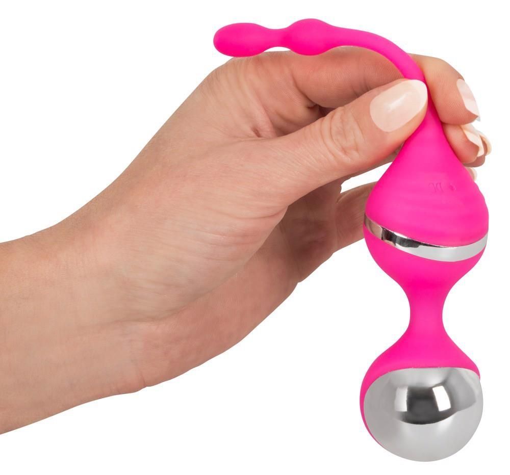 Вагинальные шарики Smile Vibrating Love Balls Rechargeable, 18 см (розовый)
