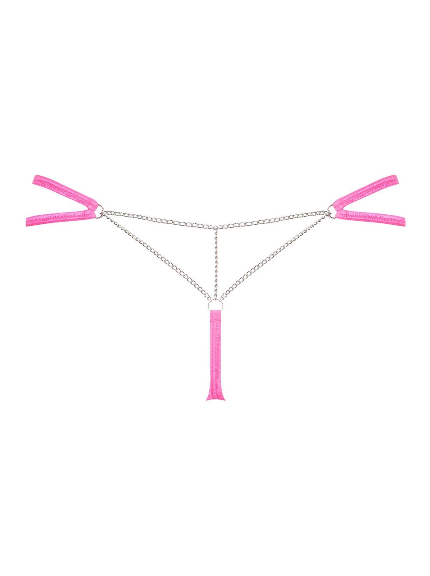 Трусики Obsessive Lolitte Chainty, L/XL (розовый)