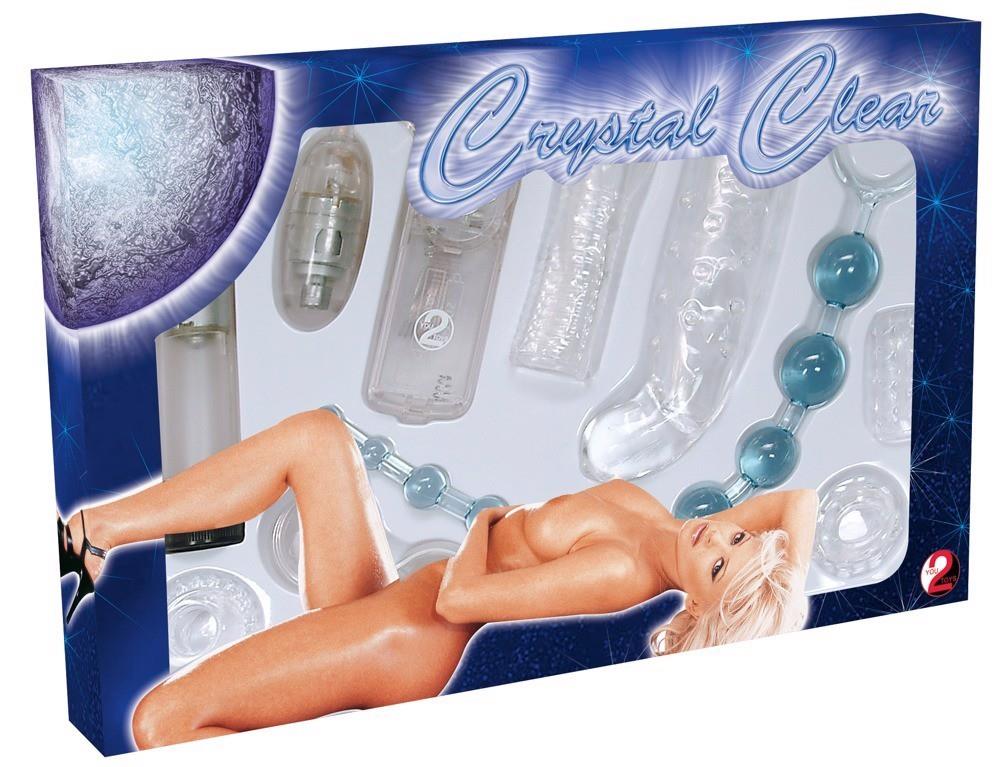 Набор секс-игрушек Set Crystal Clear, 9 шт (прозрачный)