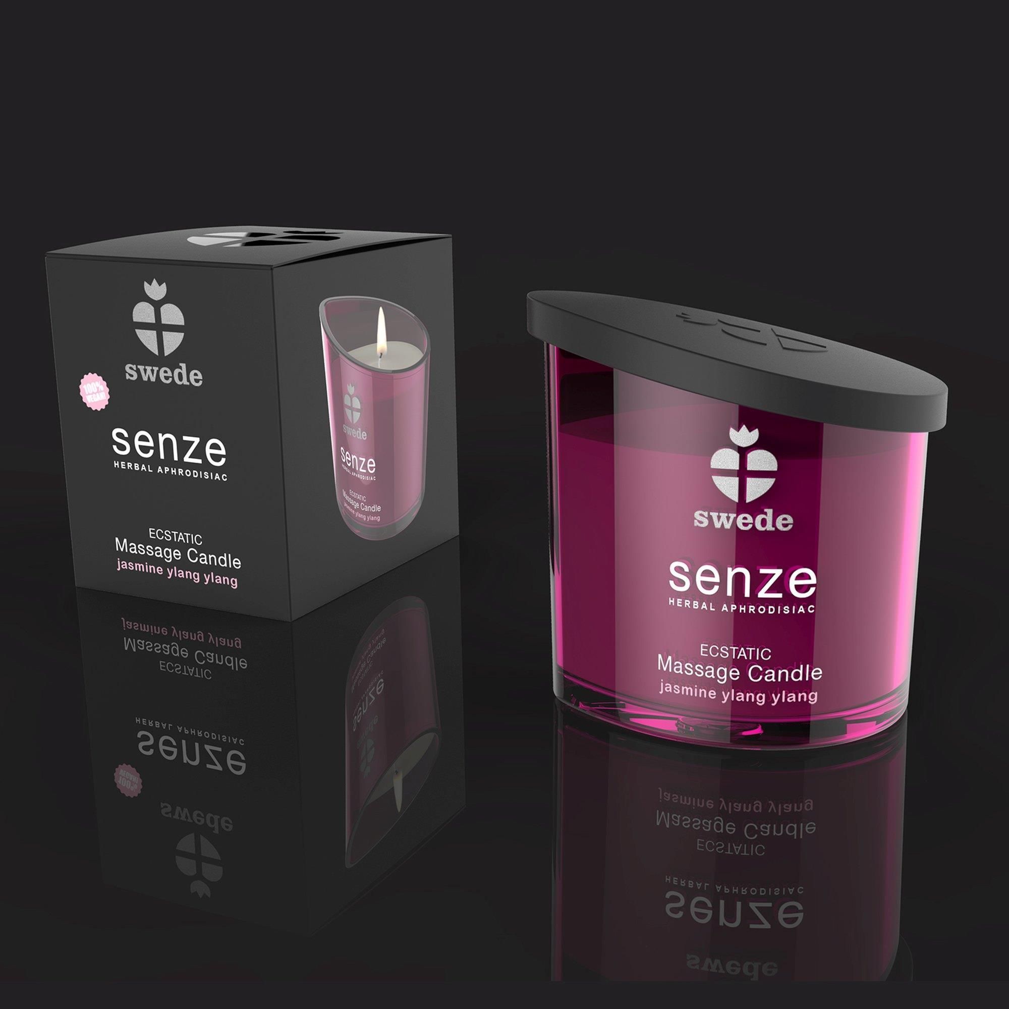Массажная свеча Senze Ecstatic Massage Candle жасмин/иланг-иланг, 50 мл