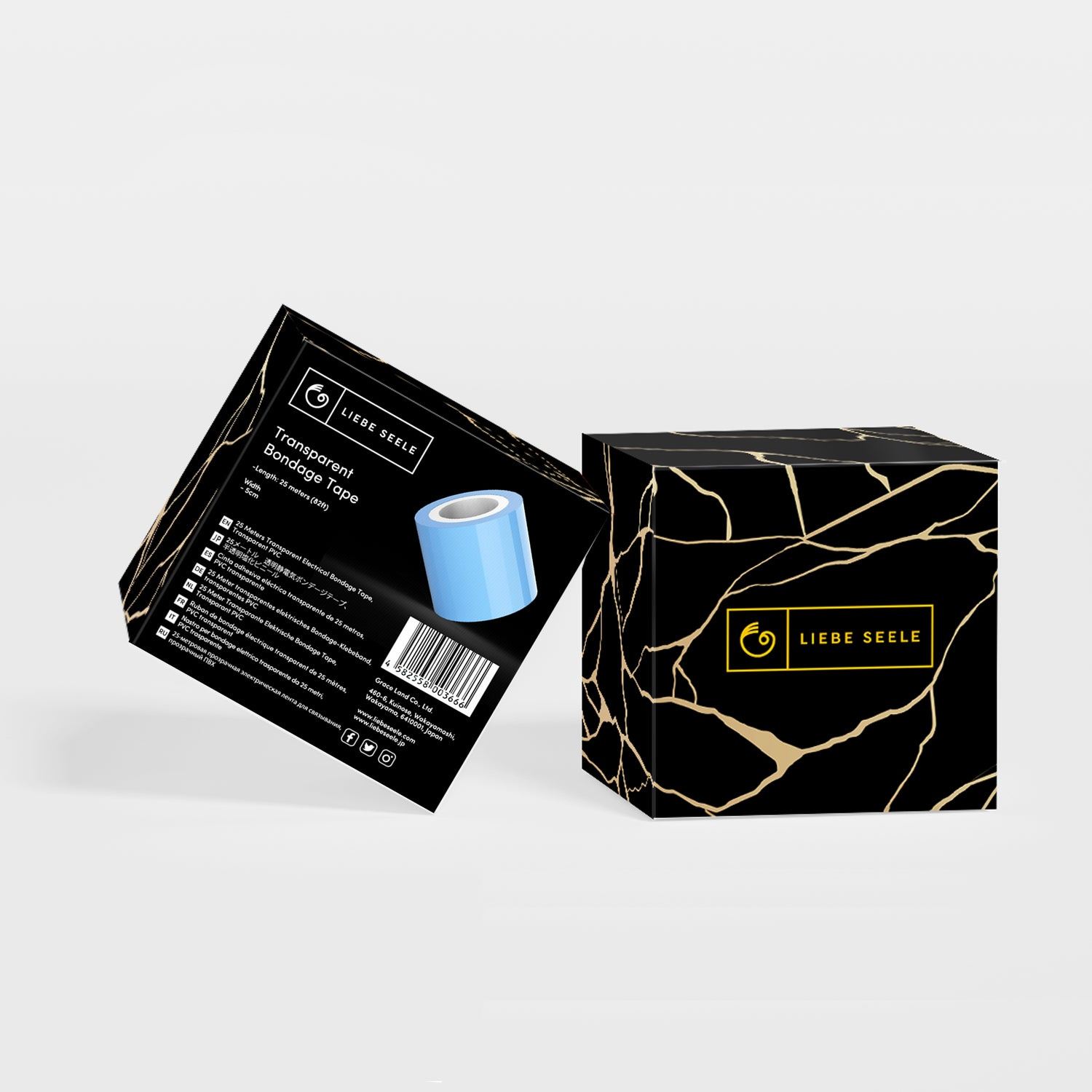 Бондажная лента Liebe Seele Bondage Tape, 25 м (голубой)