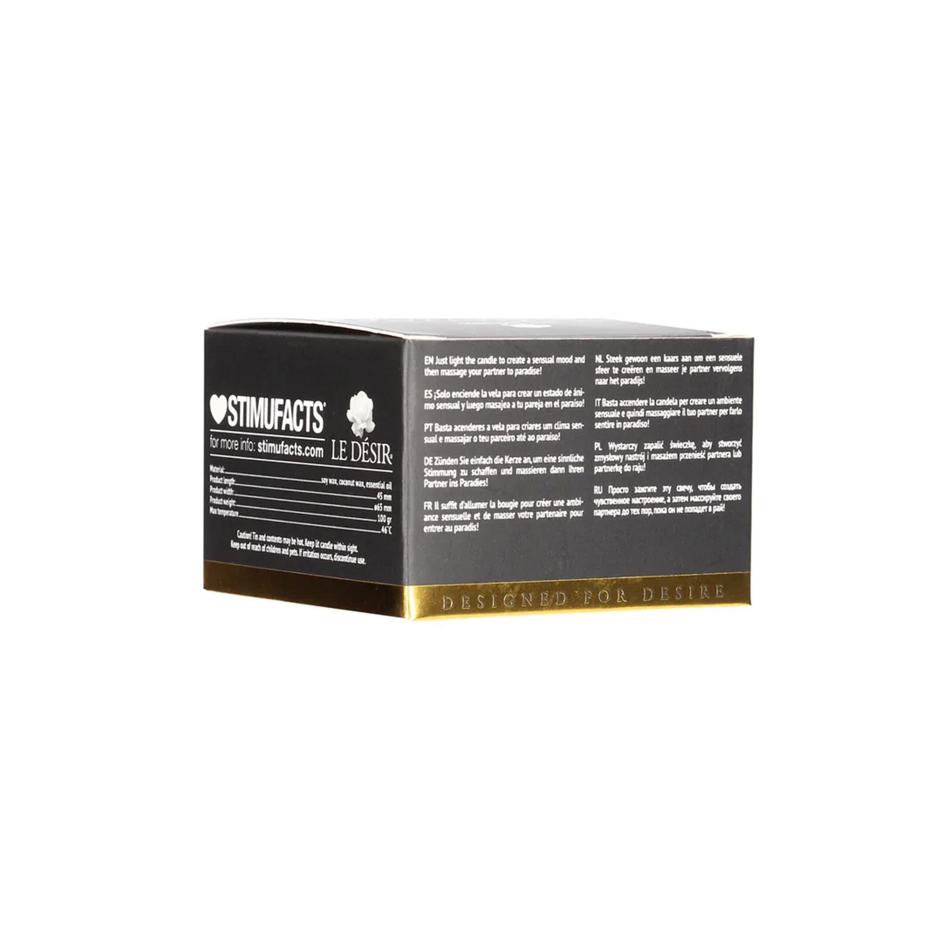 Массажная свеча Le Desir Erotic Massage Candle Rose Scented, 100 г