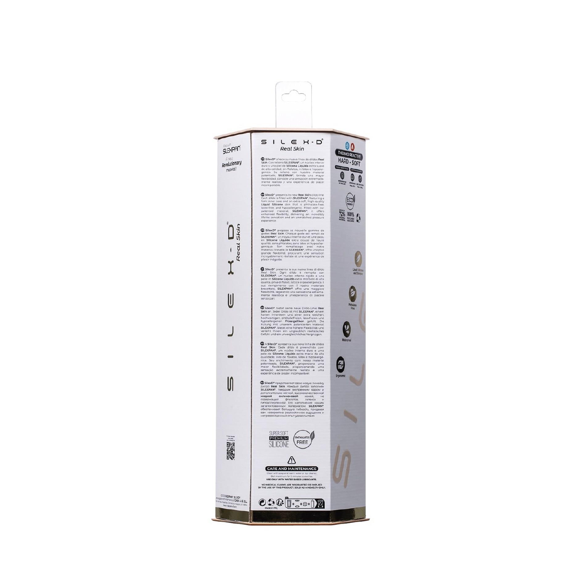 Фаллоимитатор Silexd Real Skin Model 1 Size 9", 22.9 см (телесный)