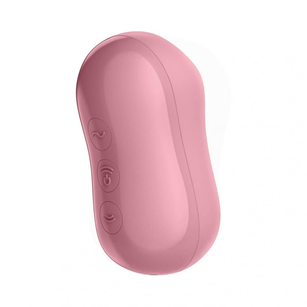 Вакуумный стимулятор клитора с вибрацией Satisfyer Cotton (розовый)