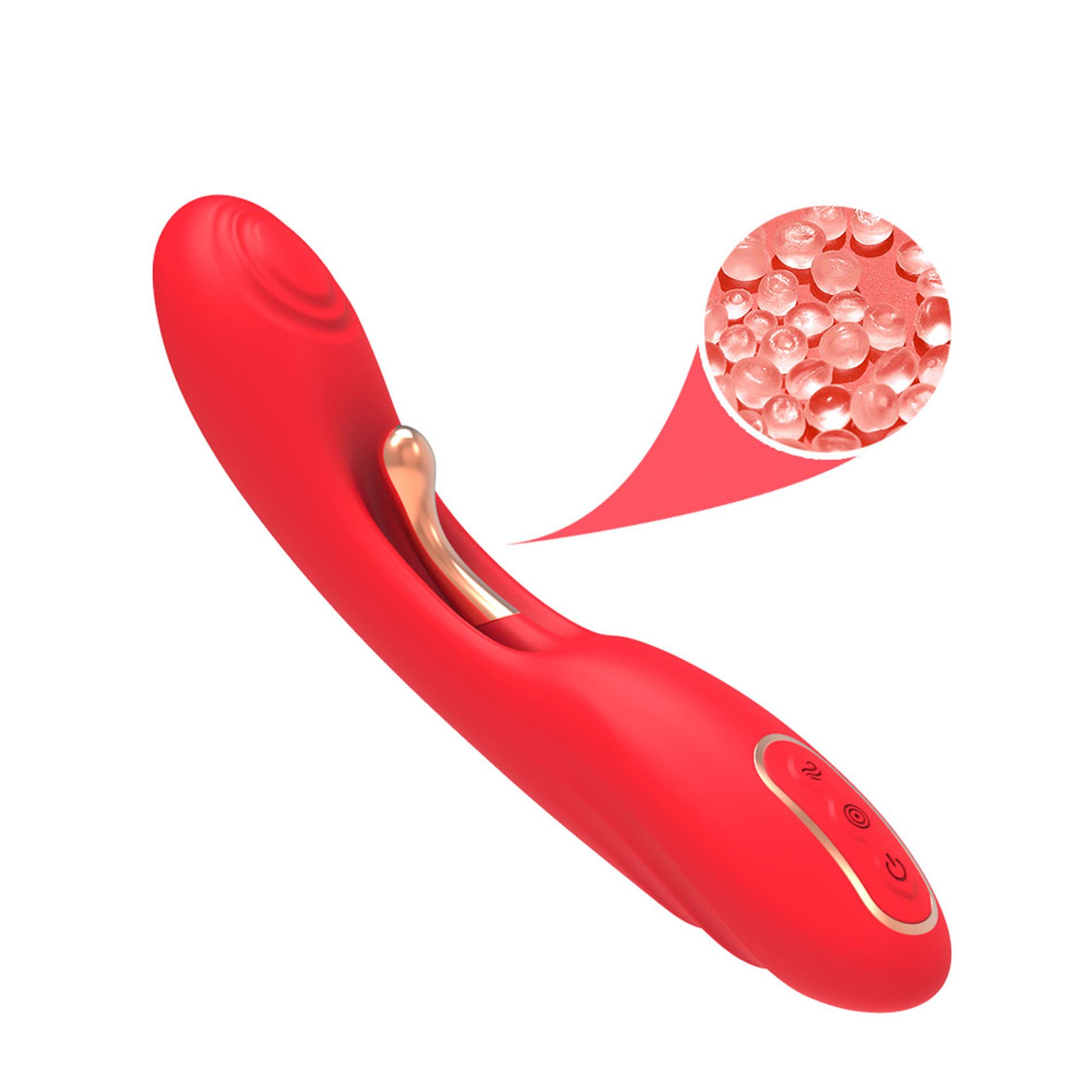 Вибратор B - Series Joy Fishhook Red Dual, 23.4 см (красный)