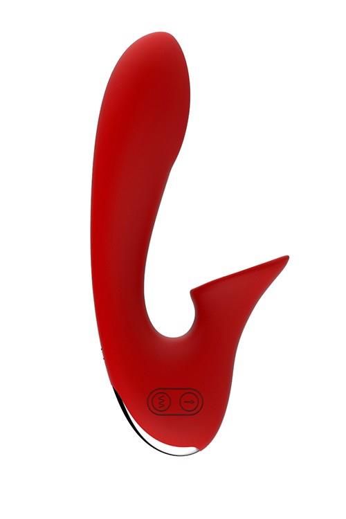 Вибромассажер Dream Toys Revolution Iris, 20 см (красный)