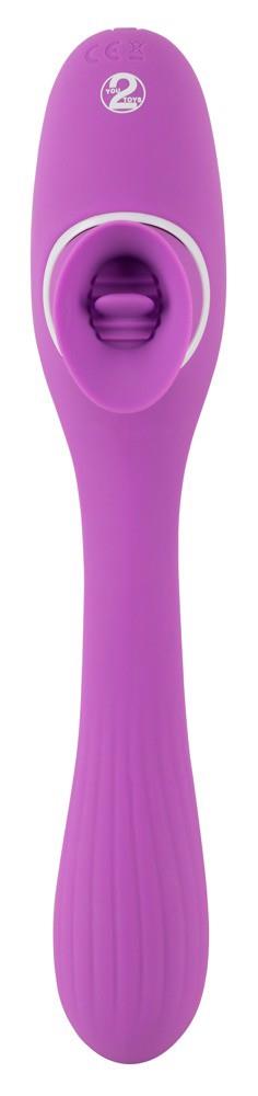Вибратор You2Toys 2 Function Bendable Vibe, 22.3 см (фиолетовый)