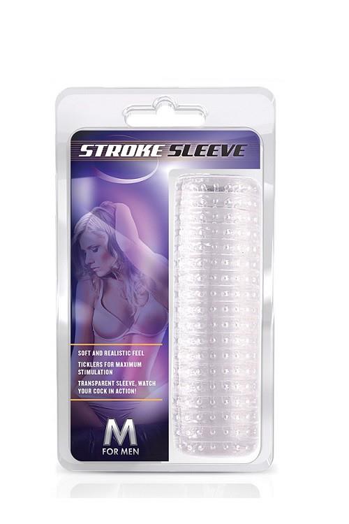 Мастурбатор Blush M For Men Stroke Sleeve (прозрачный)