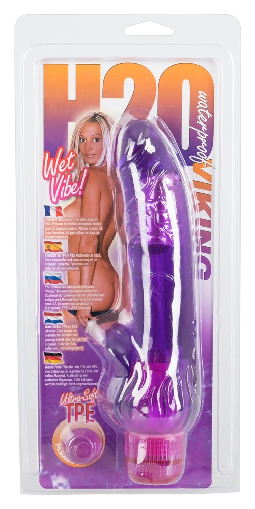 Seven Creations - Wibrator, Fioletowy, 23 cm