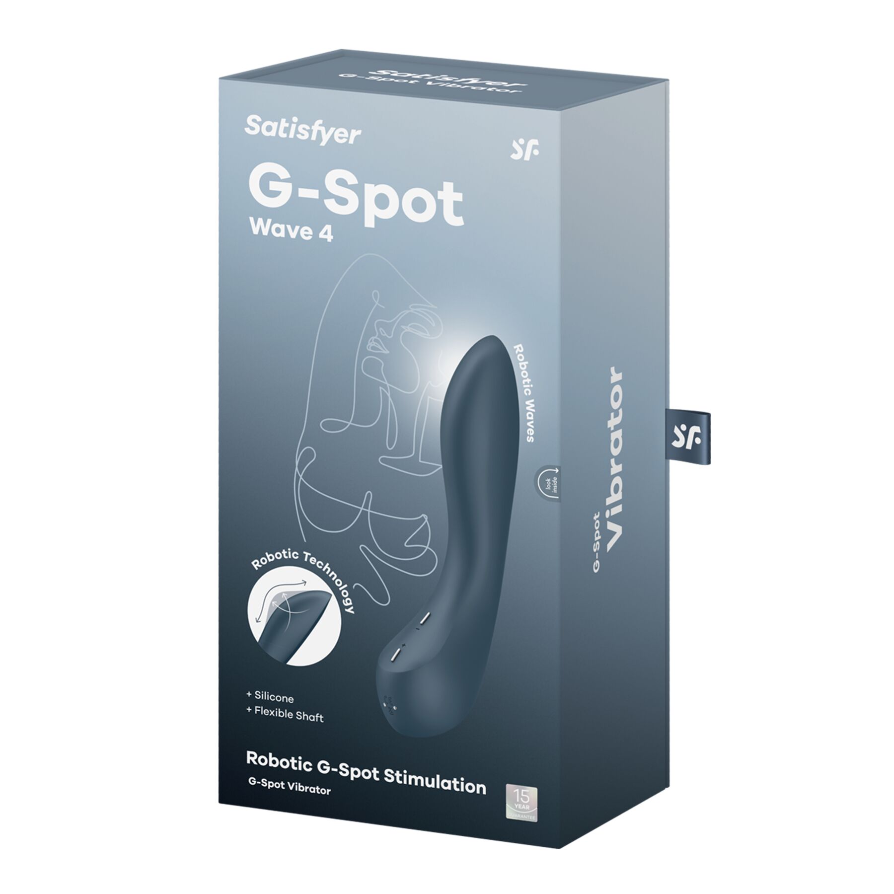 Вибратор Satisfyer G-Spot Wave 4, 21 см (синий)