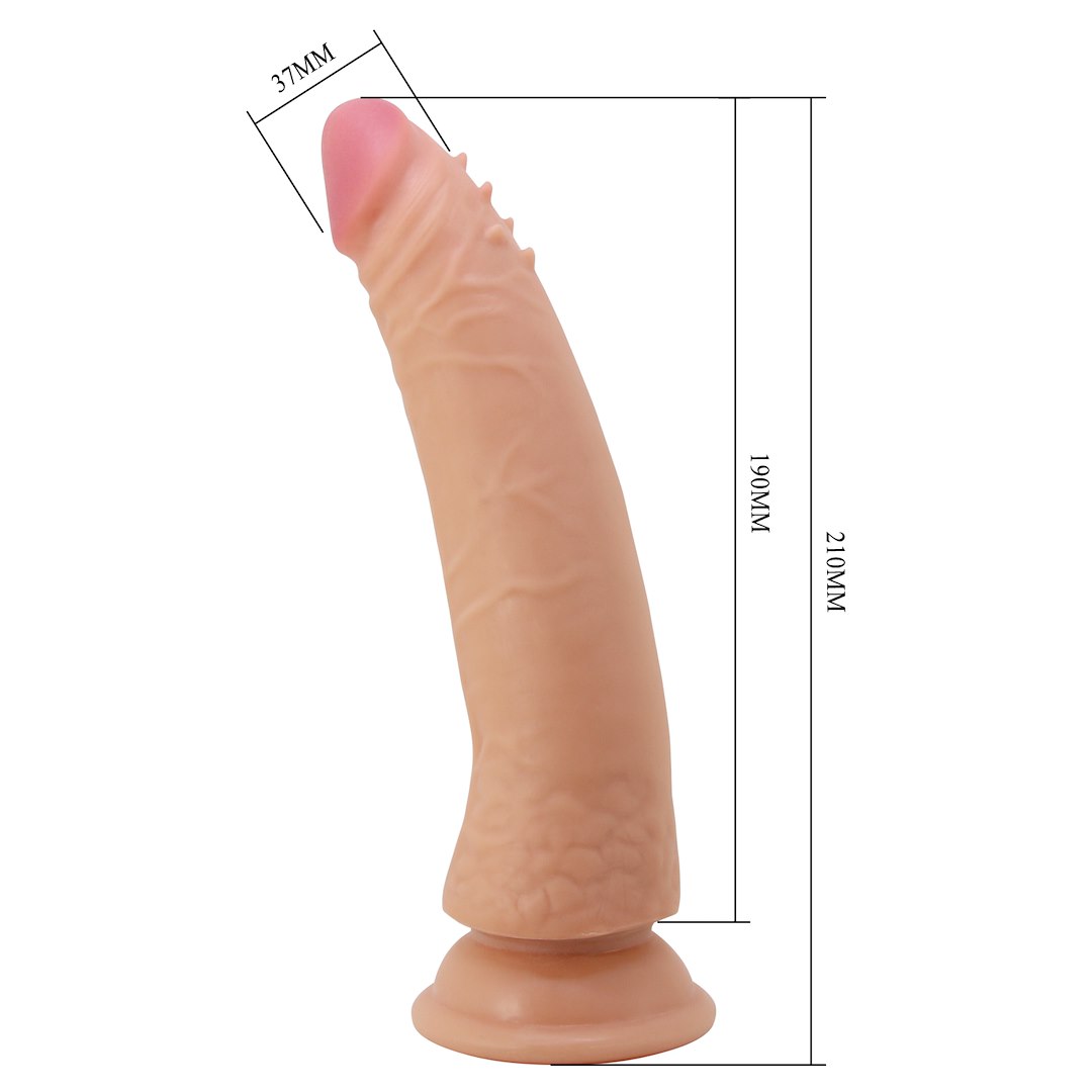 Фаллоимитатор Pretty Love Sliding Skin Kable 8.3", 21 см (телесный)