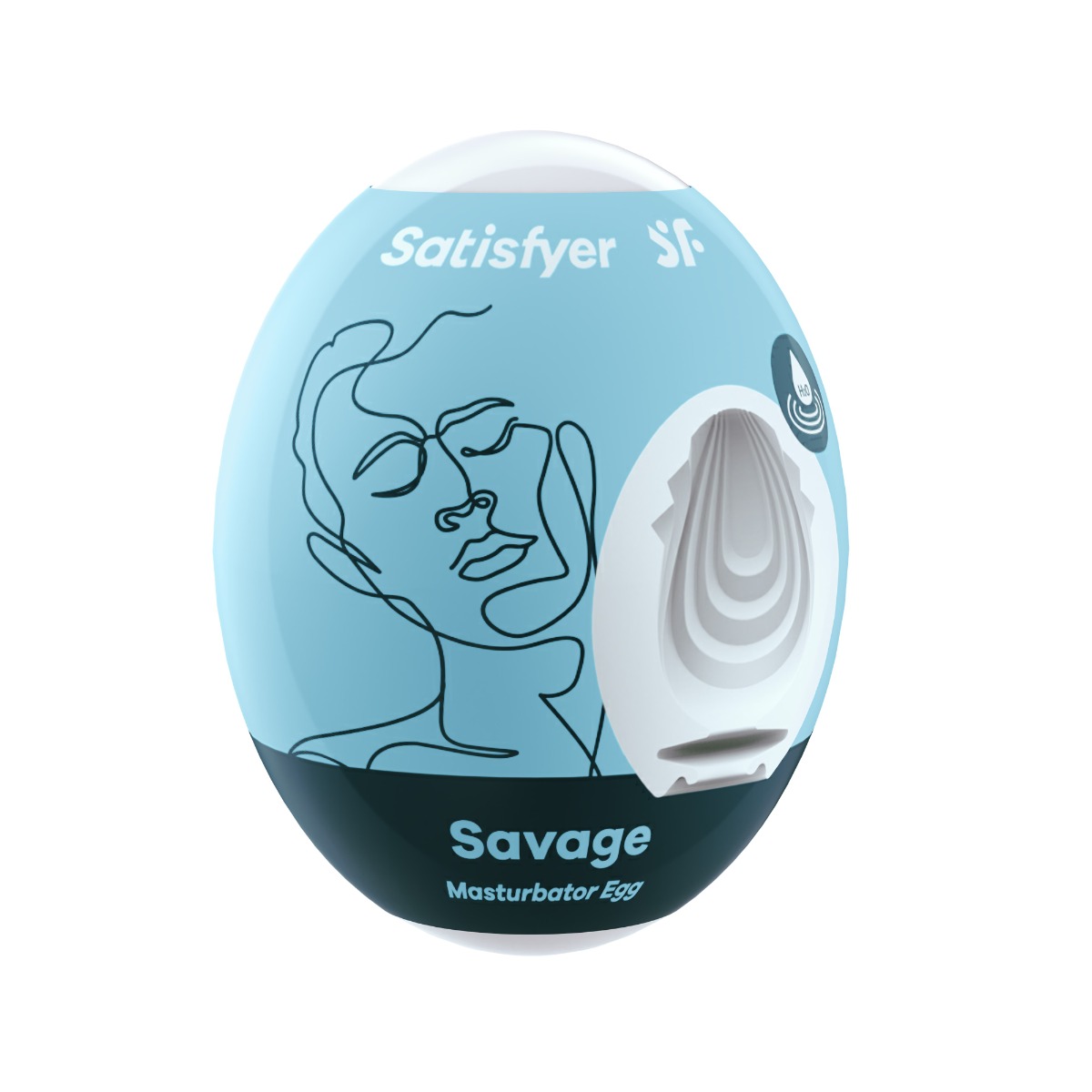Набор мастурбаторов Satisfyer Masturbator Egg Set, 3 шт (белый)