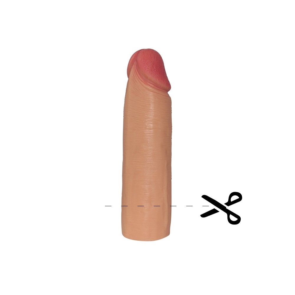 Насадка на пенис Add 1 Silicone Extender, 16.5 см (телесный)