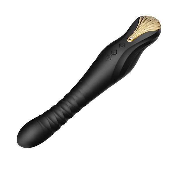 Вибратор Zalo King Vibrating Thruster, 30,2 см (черный)