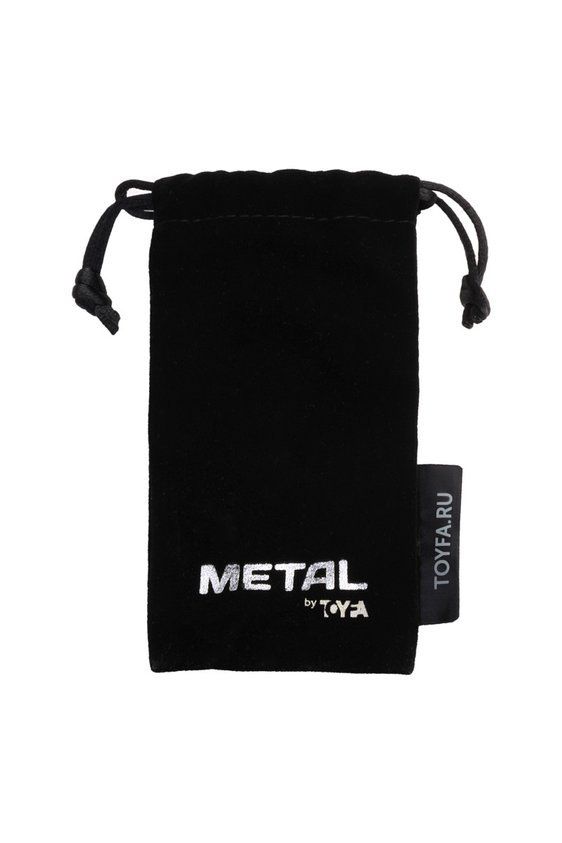 Korek analny metalowy Toyfa Metal 10,8 cm (czarny)