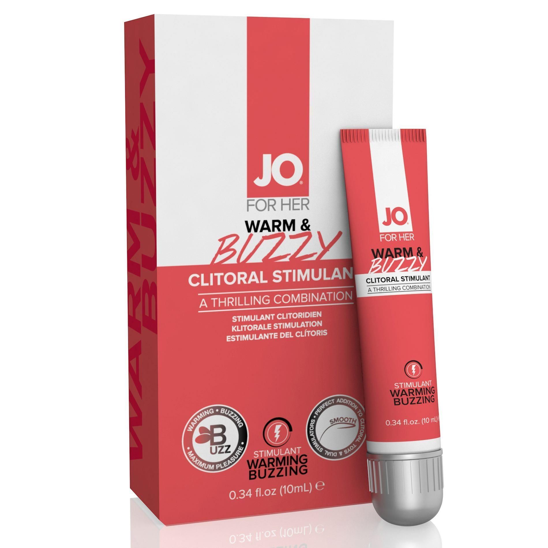 Гель для стимуляции клитора System JO Clitoral Stimulant Warm & Buzzy, 10 мл