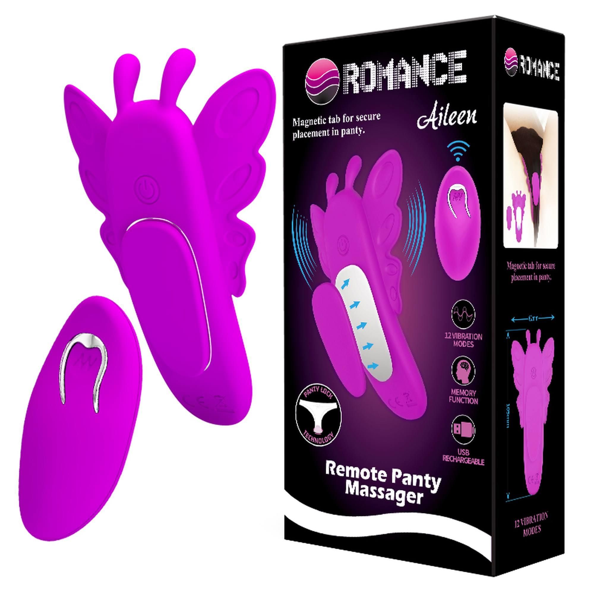 Вибратор для клитора Pretty Love Romance Aileen, 10,5 см (фиолетовый)