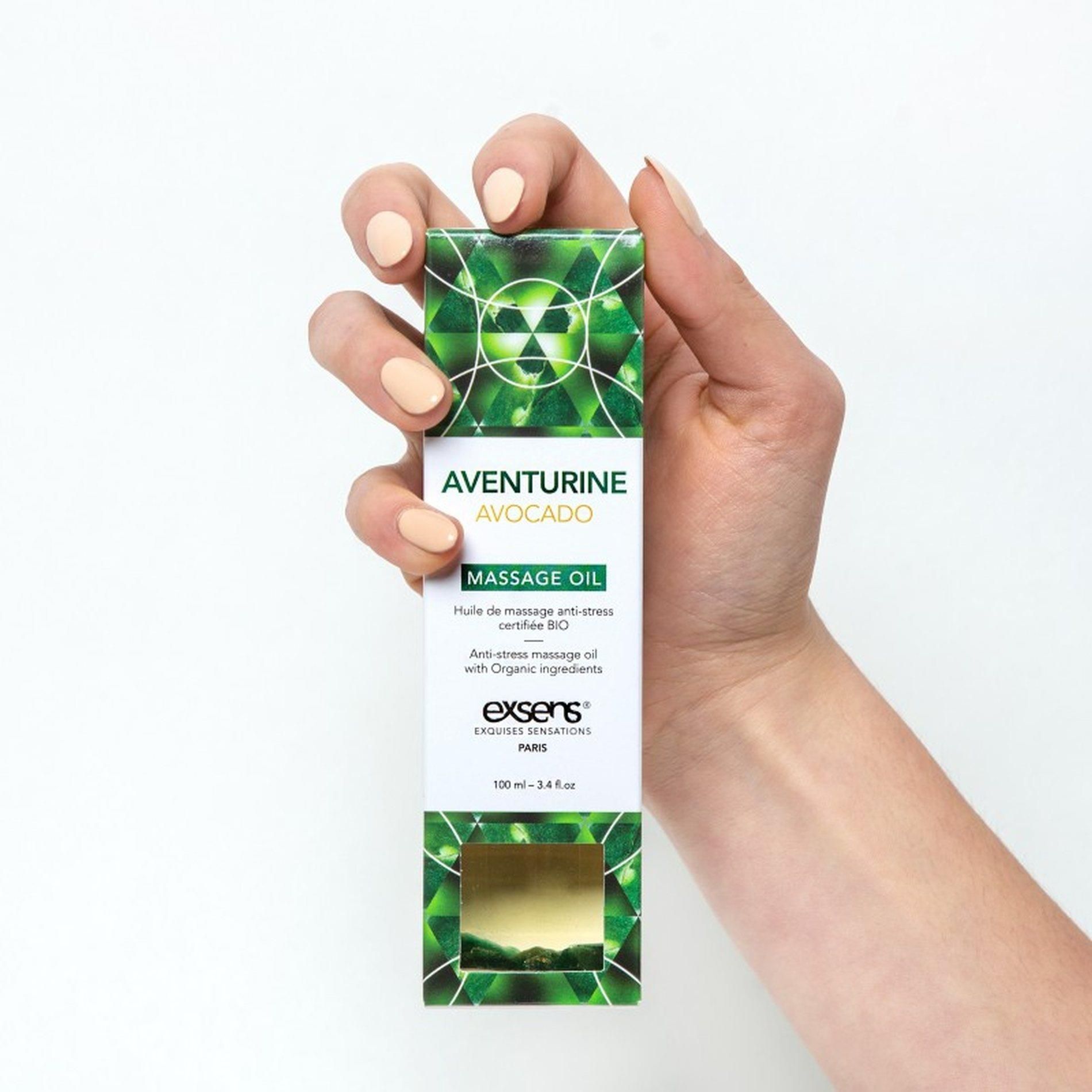Массажное масло Exsens Aventurine Avocado, 100 мл