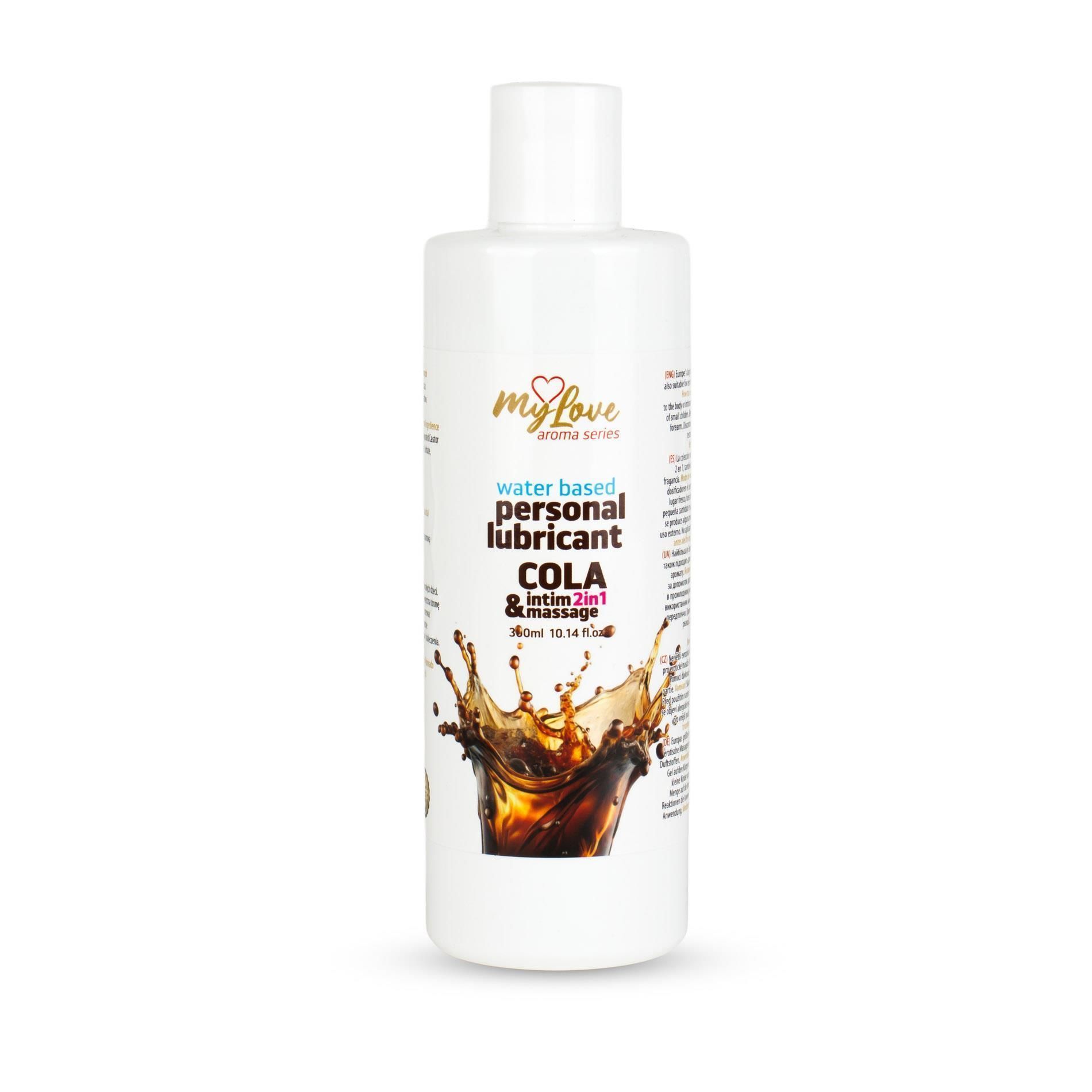 Lubrykant MyLove Aroma Series Intim&Massage 2in1 Cola, 300 ml