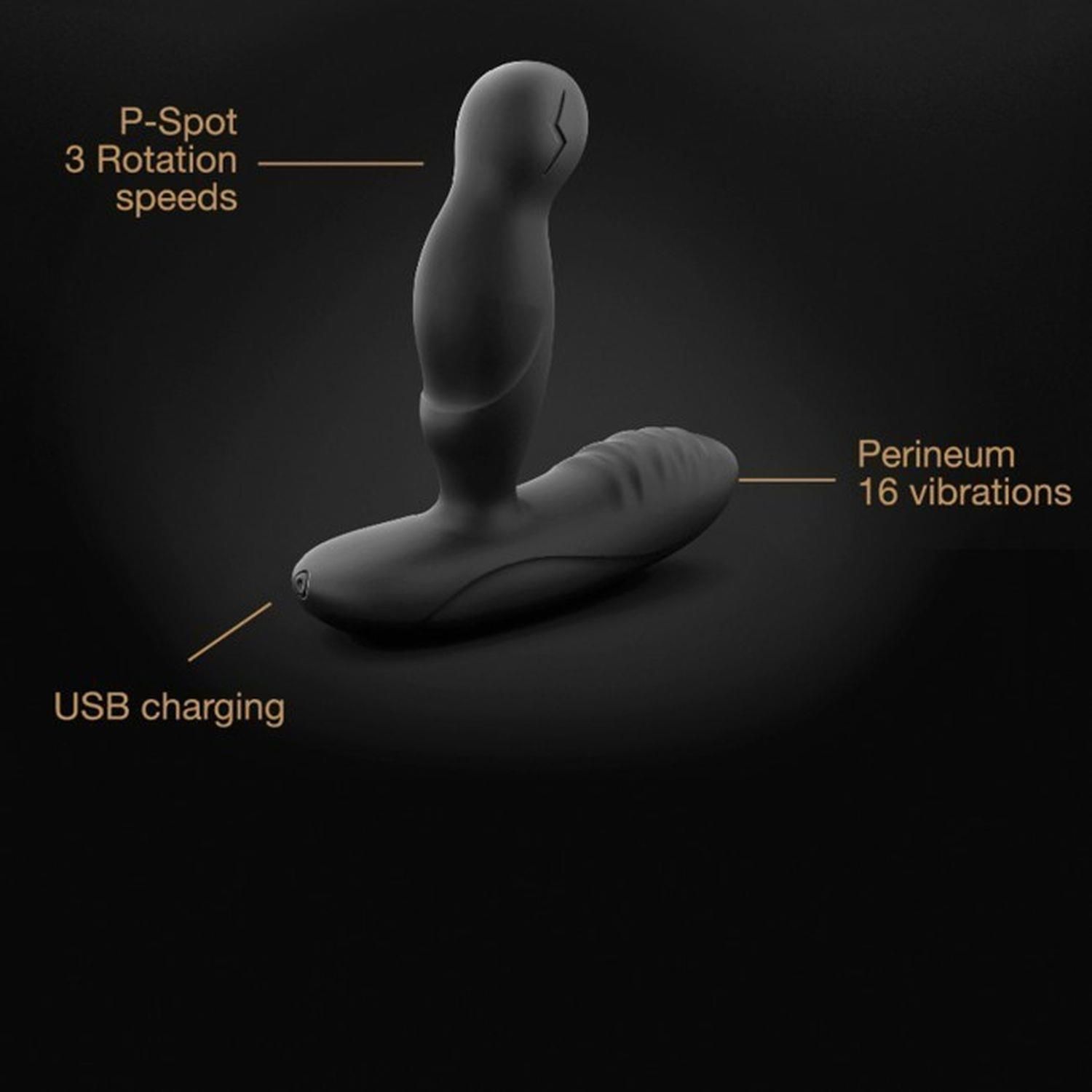 Масажери простати Dorcel P-Swing, 12,5 см (чорний)