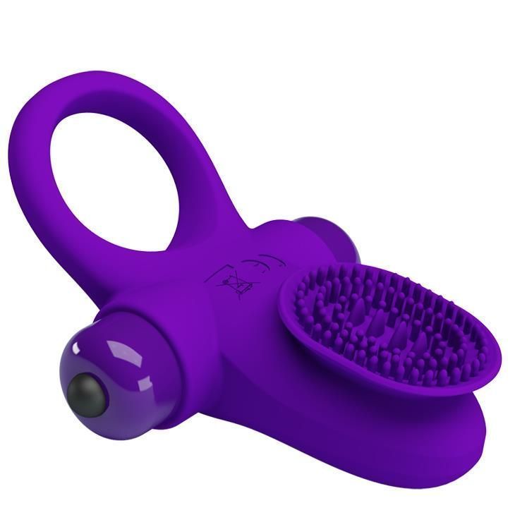 Віброкільце Pretty Love Vibrant Penis Ring II, 8,6 см (фіолетовий)