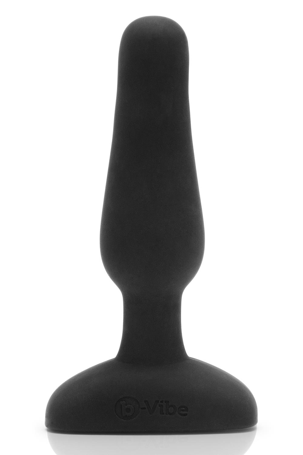 Korek analny B-Vibe Vibrating Novice Plug, 10 cm (czarny)