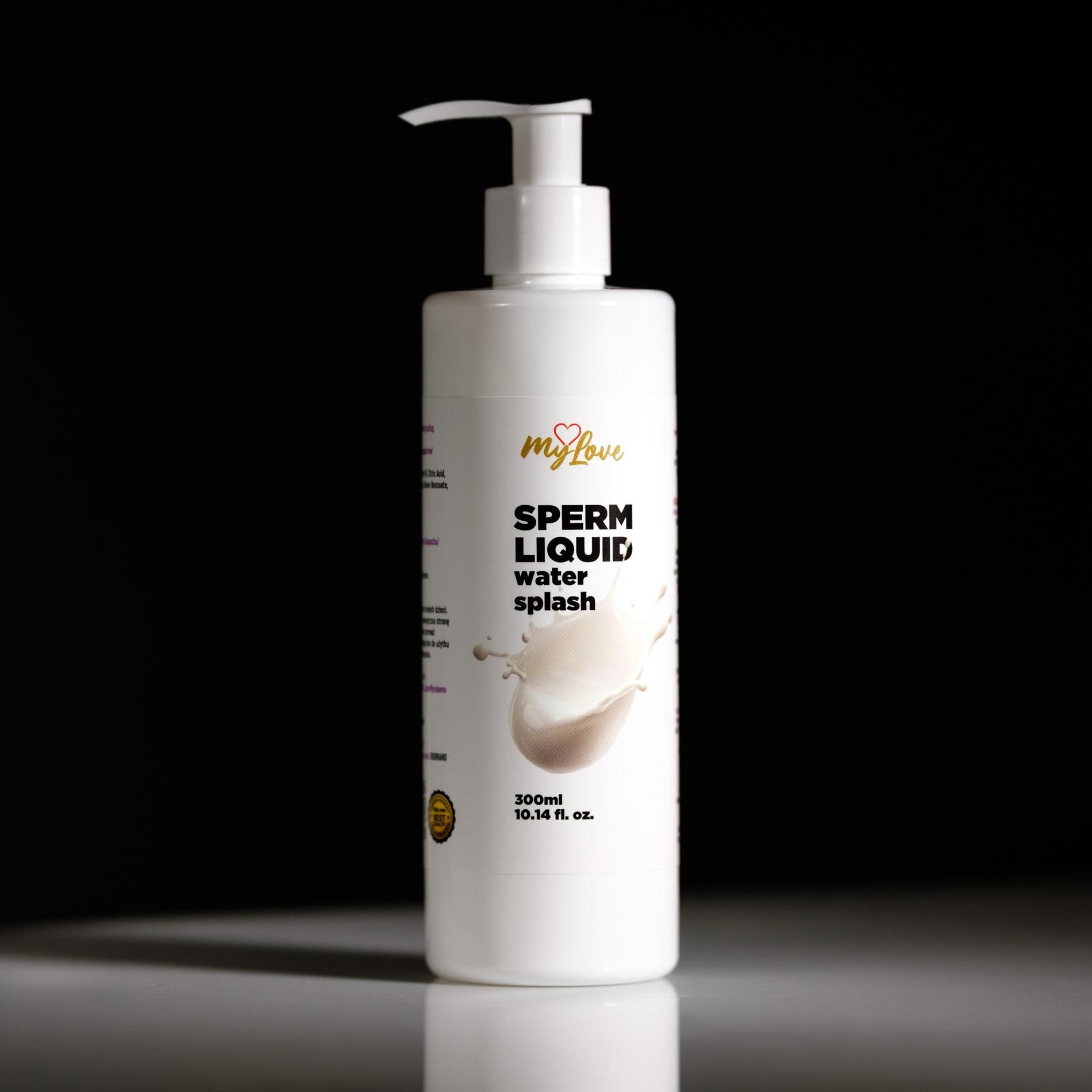 Лубрикант на водной основе MyLove Sperm Liquid Water Splash, 300 мл