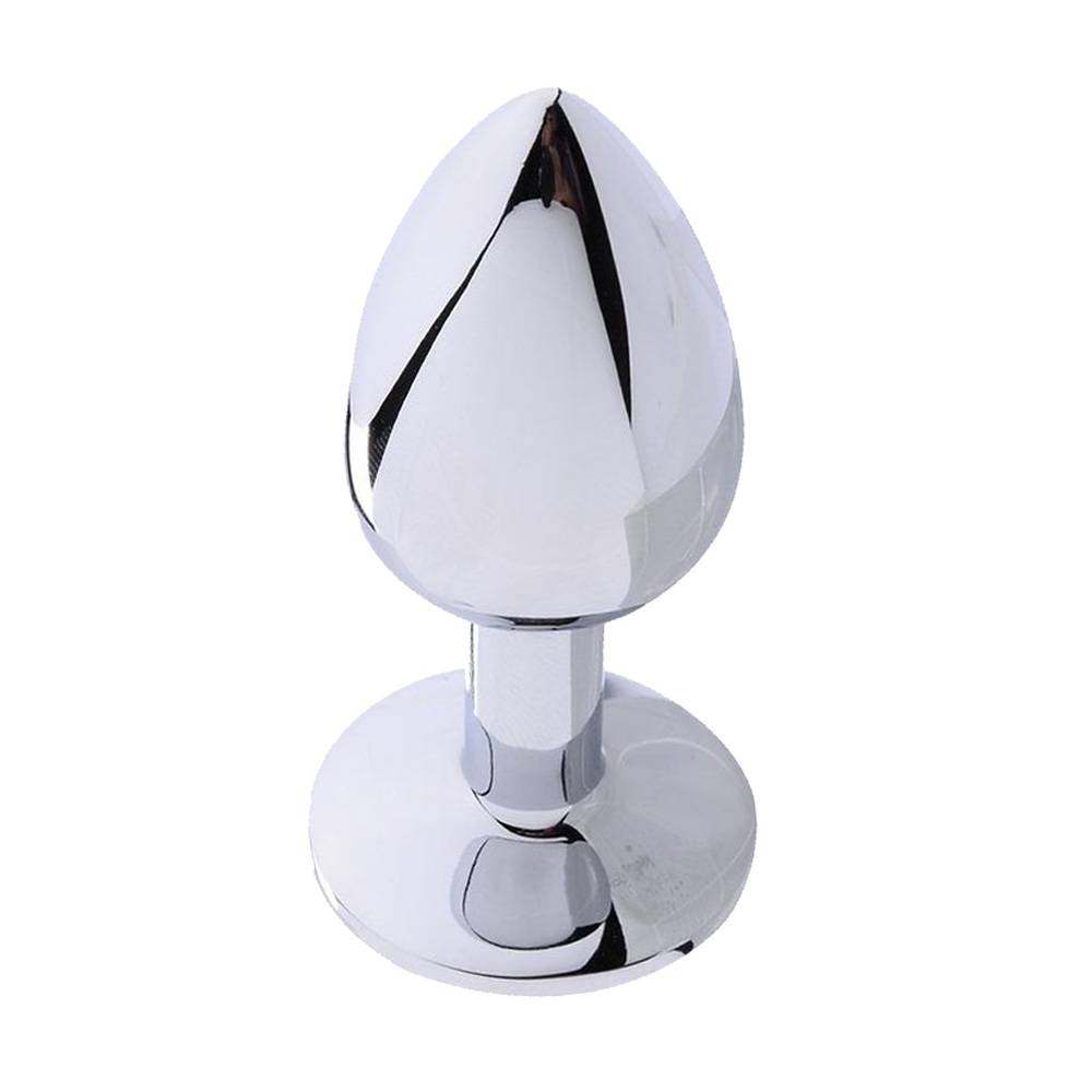 Secret Play Metal Butt Plug Red - Korek analny, Czerwony, 8.5 cm, M