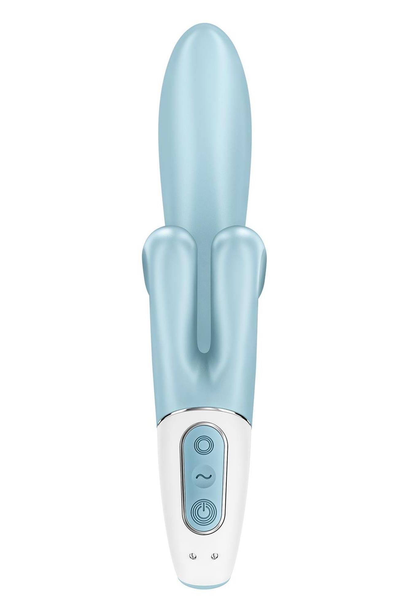 Królik wibrator Satisfyer Touch Me, 20 cm (niebieski)