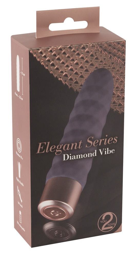 Мини вибратор Orion Elegant Series Diamond Vibe, 15 см (фиолетовый)