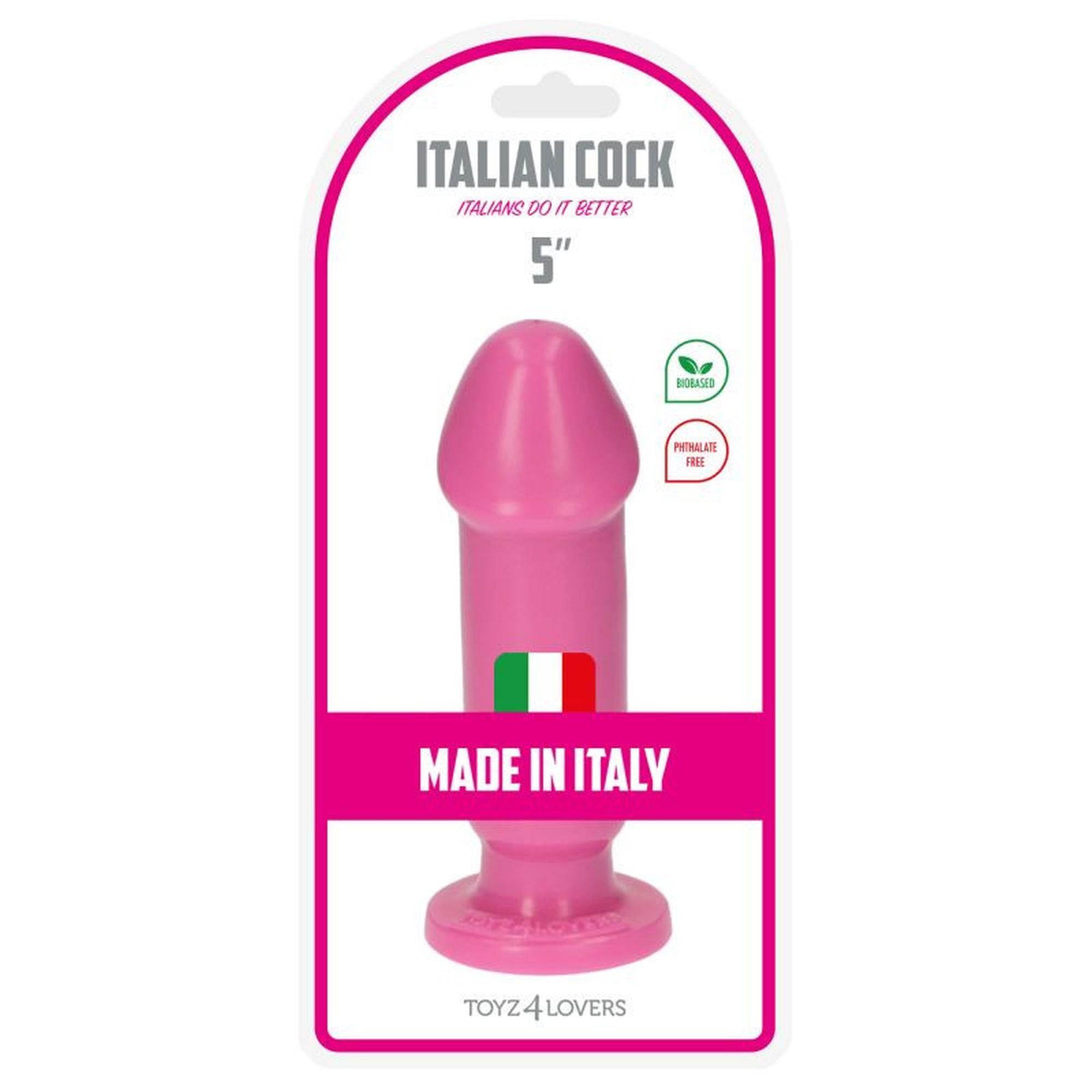 Dildo Toyz4lovers Caio, 13 cm (różowy)