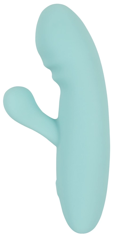 Вибратор-кролик Cuties Mini Rabbit Softies, 15.5 см (бирюзовый)