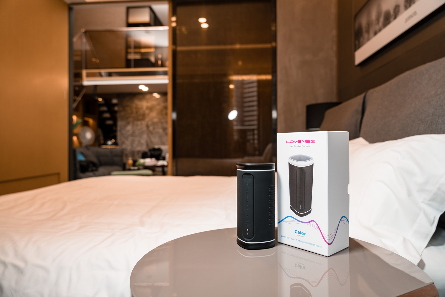 Masturbator Lovense Calor, 15,9 cm (czarny)