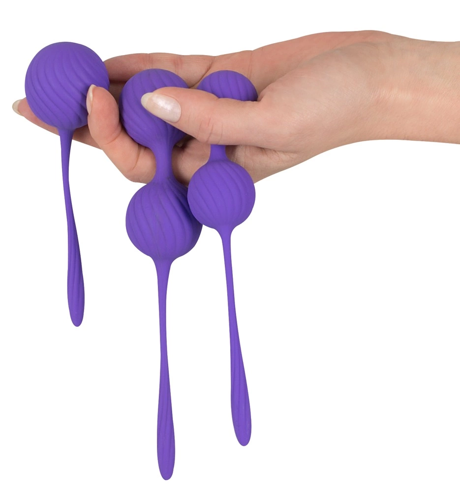 Вагинальные шарики Sweet Smile 3 Kegel Training Balls, 3 шт (фиолетовый)