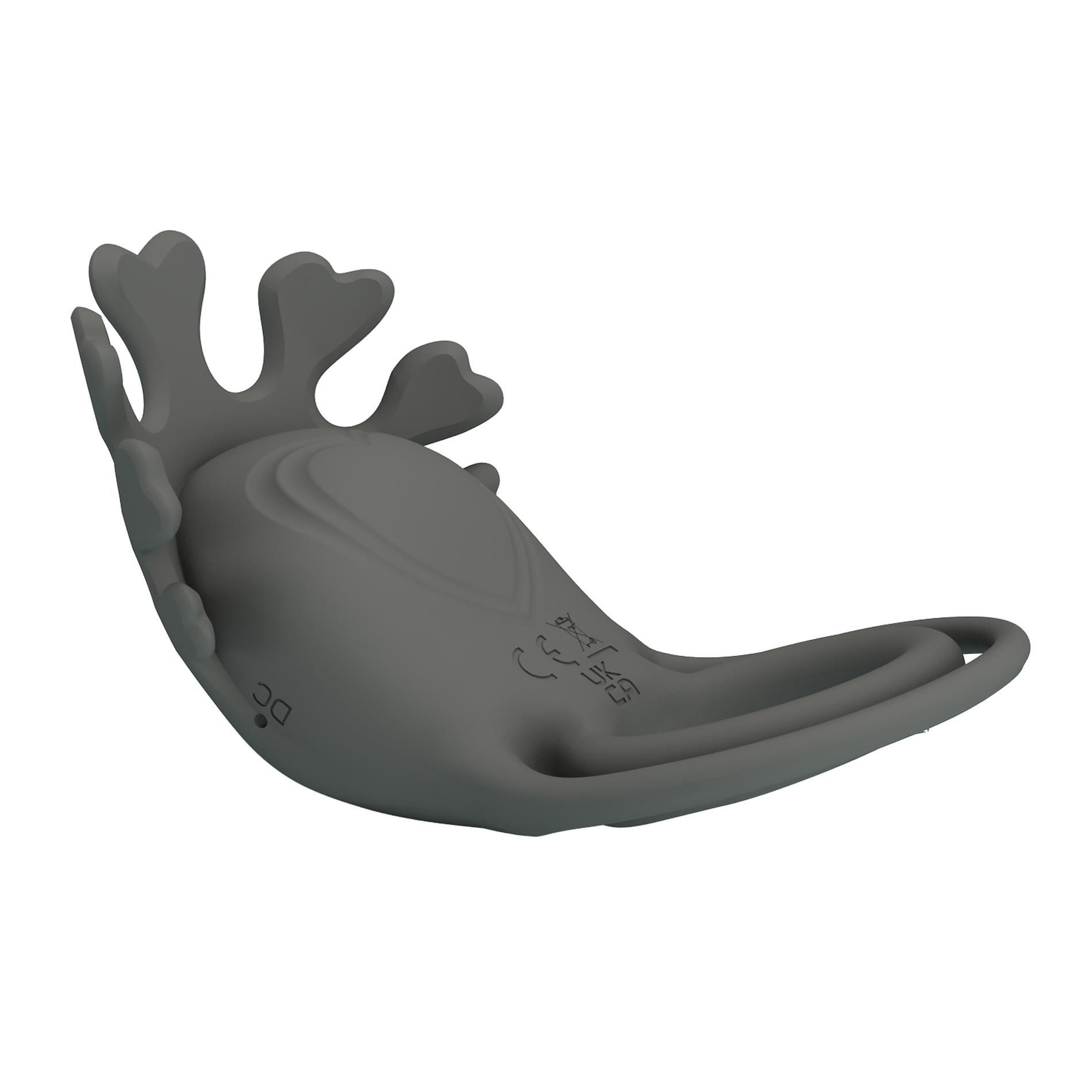 Эрекционное кольцо Pretty Love Vibrant Penis Ring Ruben, 8.5 см (серый)