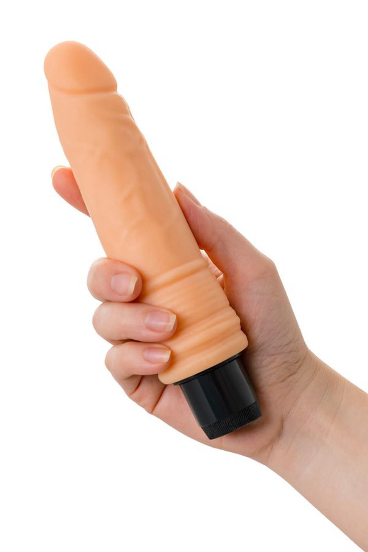 Вибратор A-Toys Realistic, 19 см (телесный)
