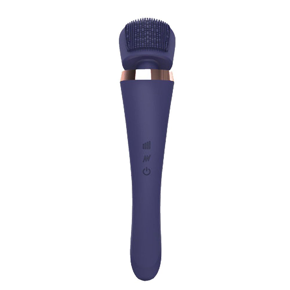 Вибромассажер Love To Love Brush Crush, 25,4 см (синий)