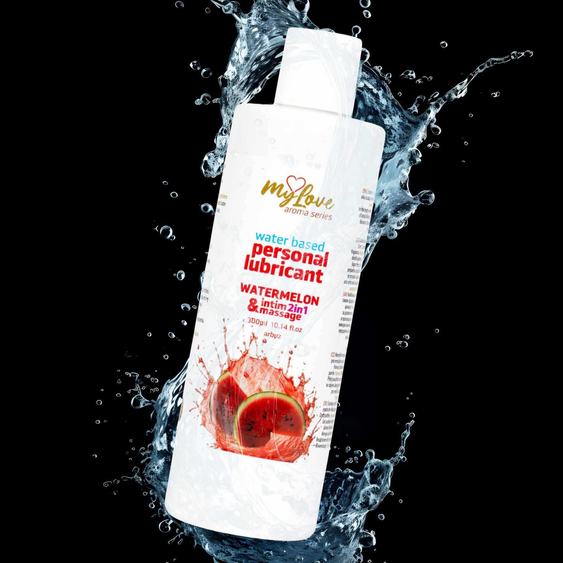 Lubrykant MyLove Aroma Series Intim&Massage 2in1 Watermelon, 300 ml