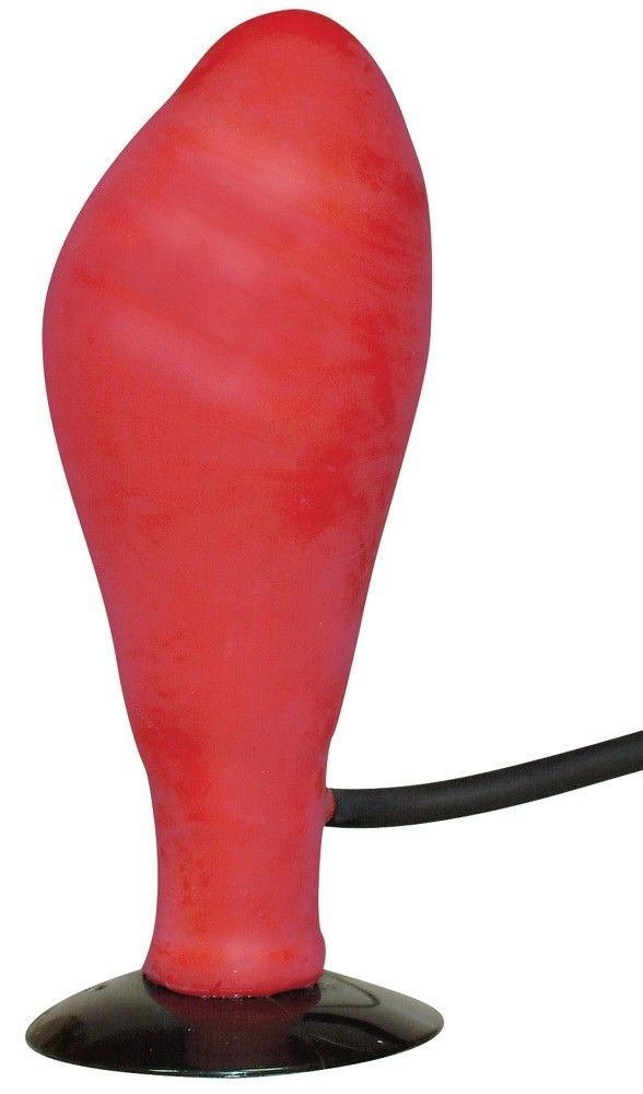 You2Toys Red Balloon - Nadmuchiwane dildo, Czerwony, 16.5 cm