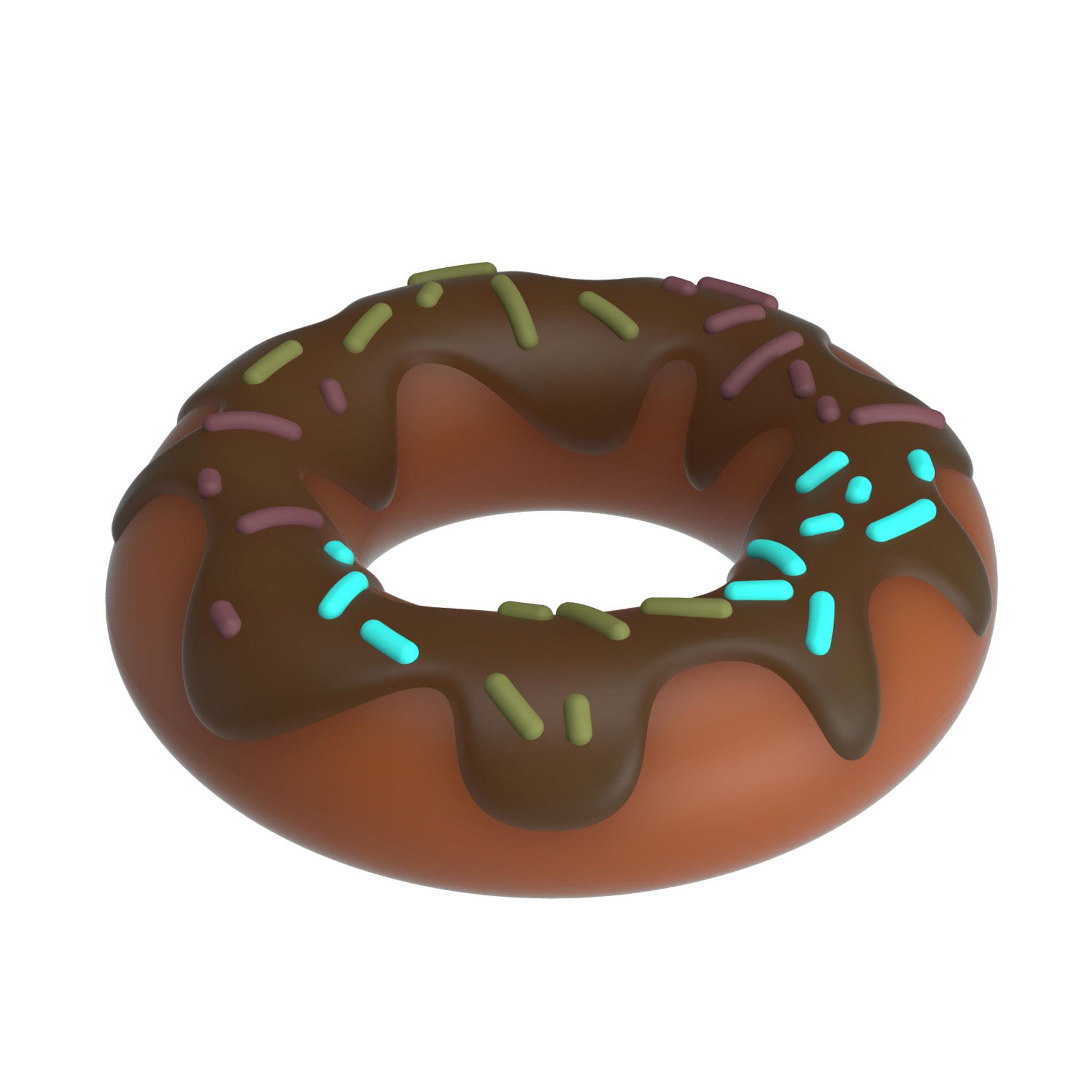 Эрекционное кольцо Pretty Love Super Donut Cock Ring, 4.6 см (коричневый)