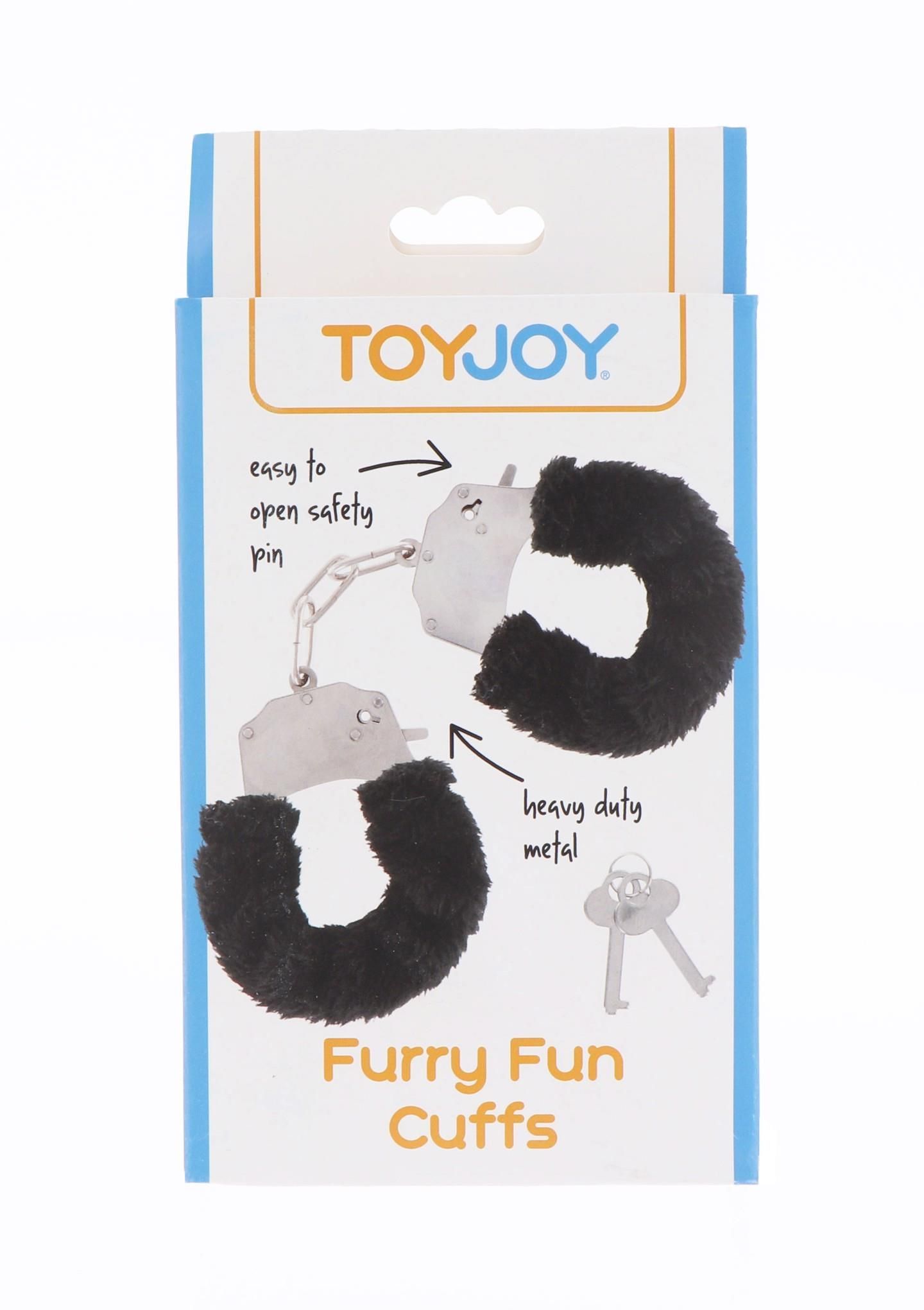 Наручники Furry Fun Cuffs, 28 см (чорний)