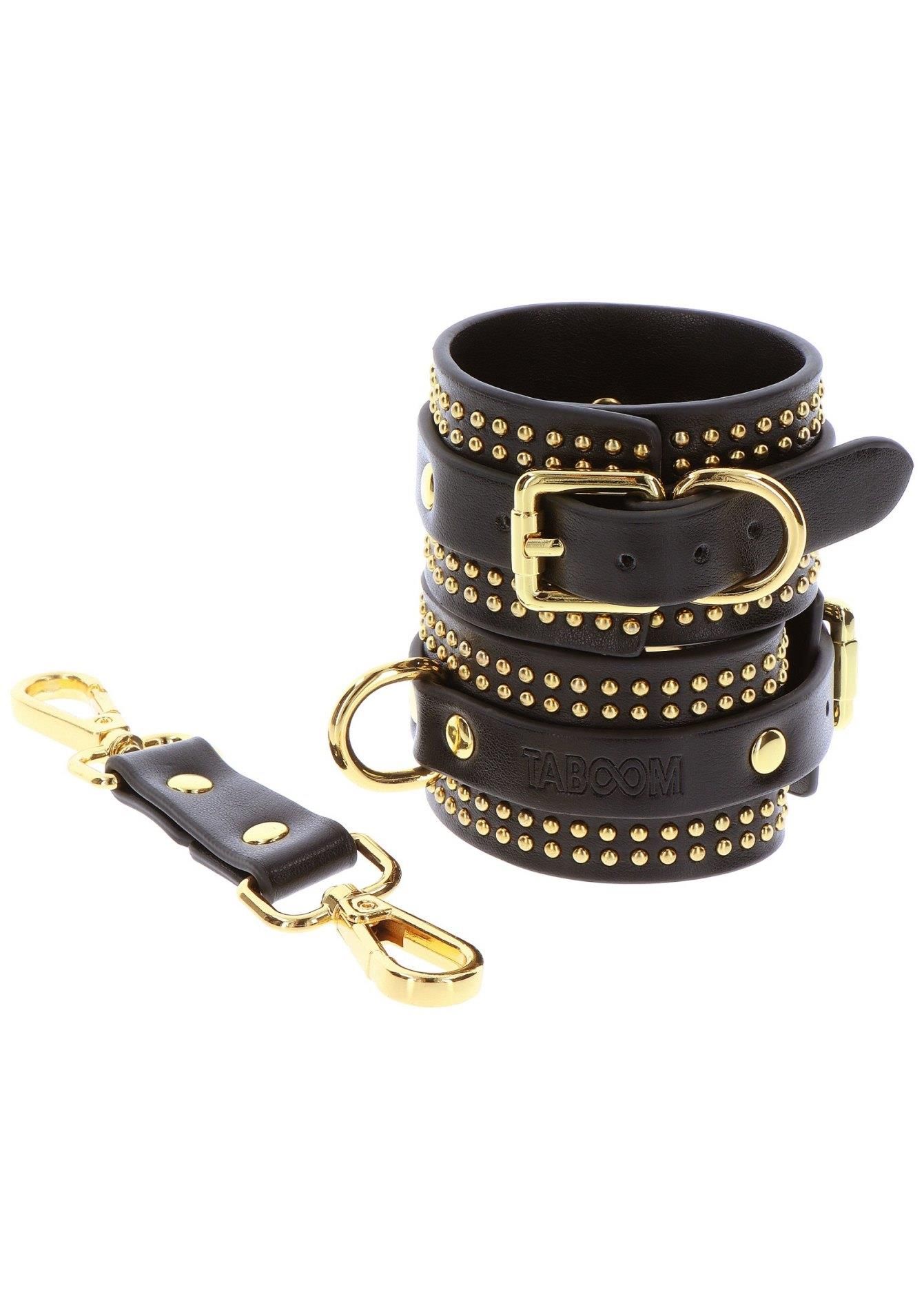 Наручники Taboom Vogue Studded Wrist Cuffs (черный)