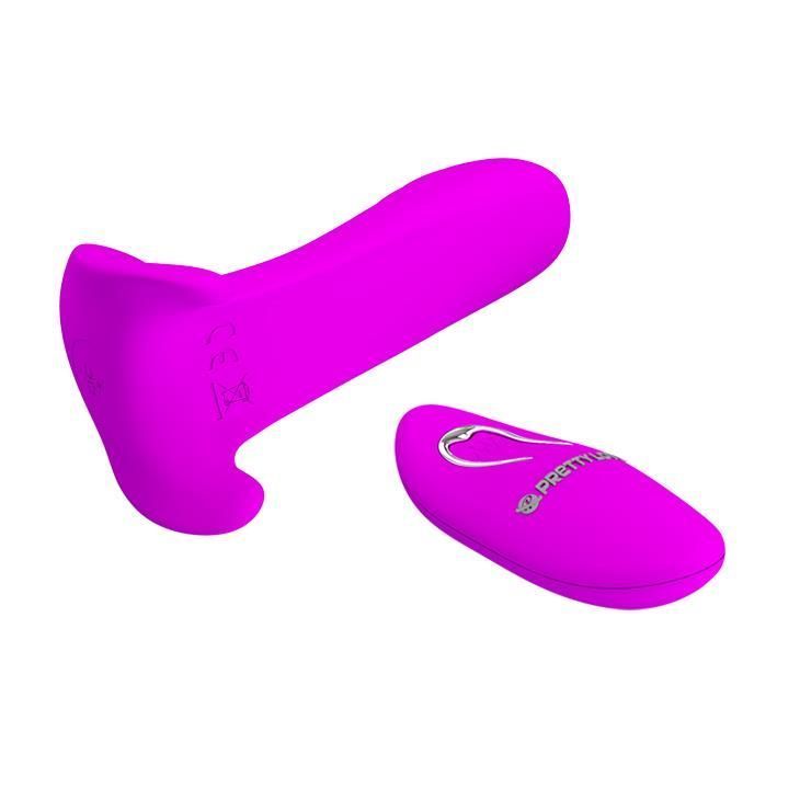 Вібратор Pretty Love Remote Control, 10 см (фіолетовий)