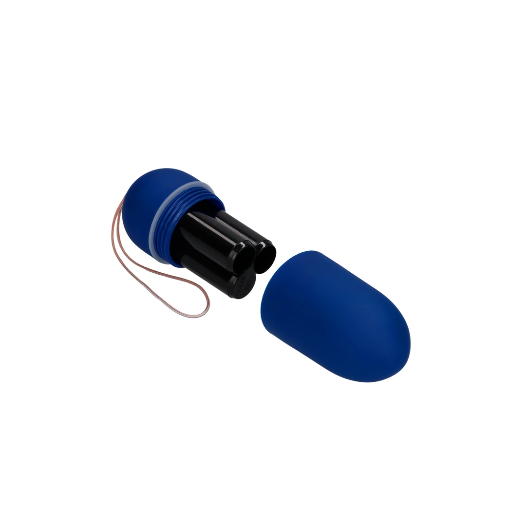 Wibrujące jajeczko ShotsToys Remote Vibrating Egg, 8 cm (niebieski)