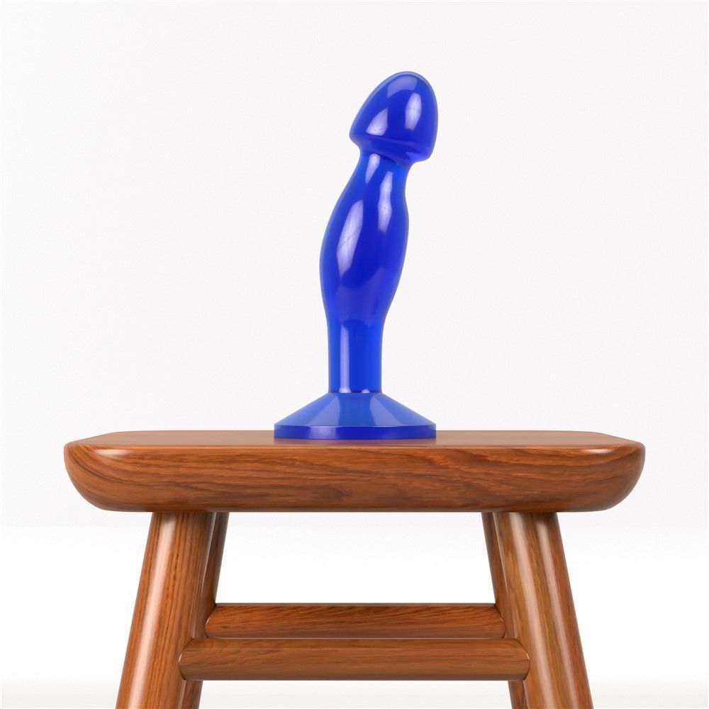 Анальна пробка Flawless Clear Anal Plug 6.5'', 16.5 см (синій)
