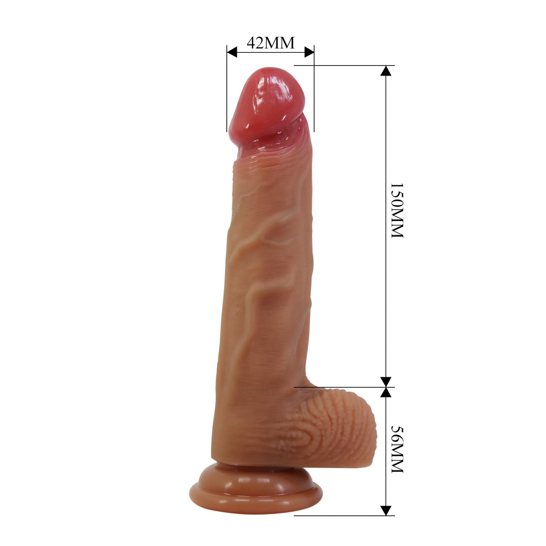 Фаллоимитатор Pretty Love Lisle 8.1", 20.6 см (телесный)