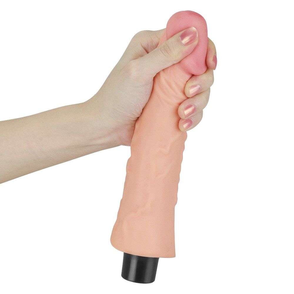 Вібратор Lovetoy Real Softee 8.3", 21.8 см (тілесний)