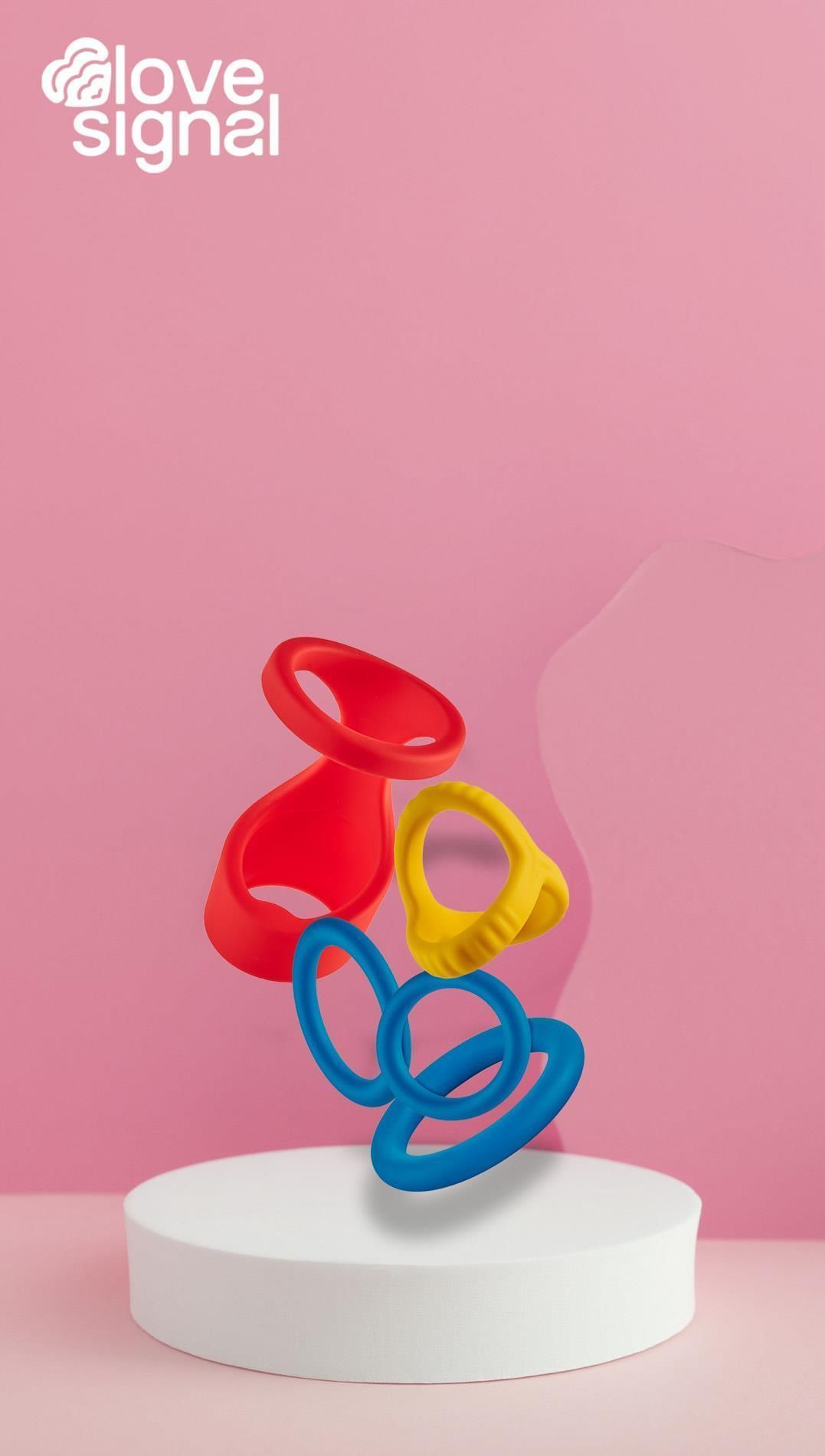 Набор эрекционных колец Dream Toys Long Play Love (мульти)