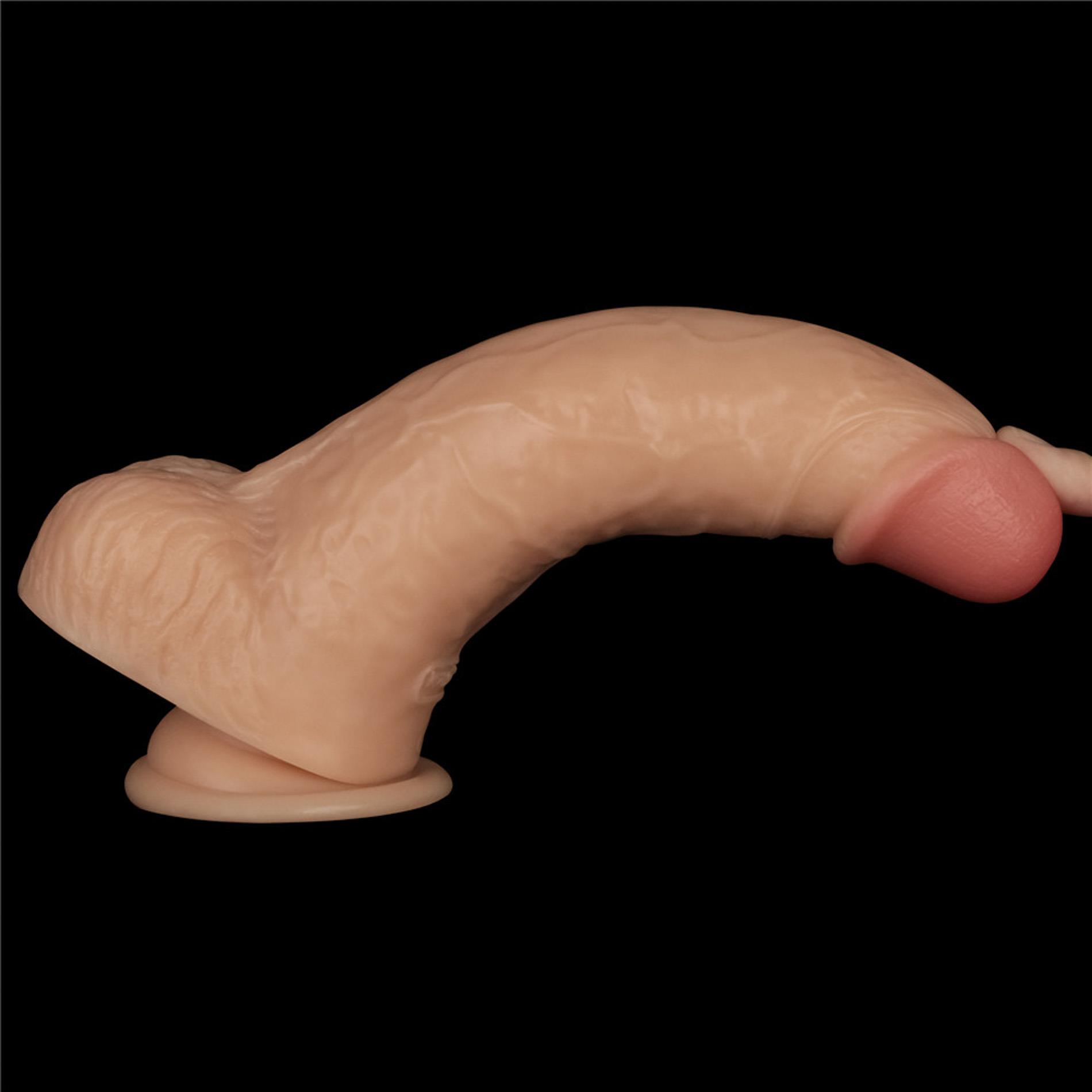 Wibrator Lovetoy Power Basics Cock 9.5'', 23.6 cm (w kolorze cielistym)