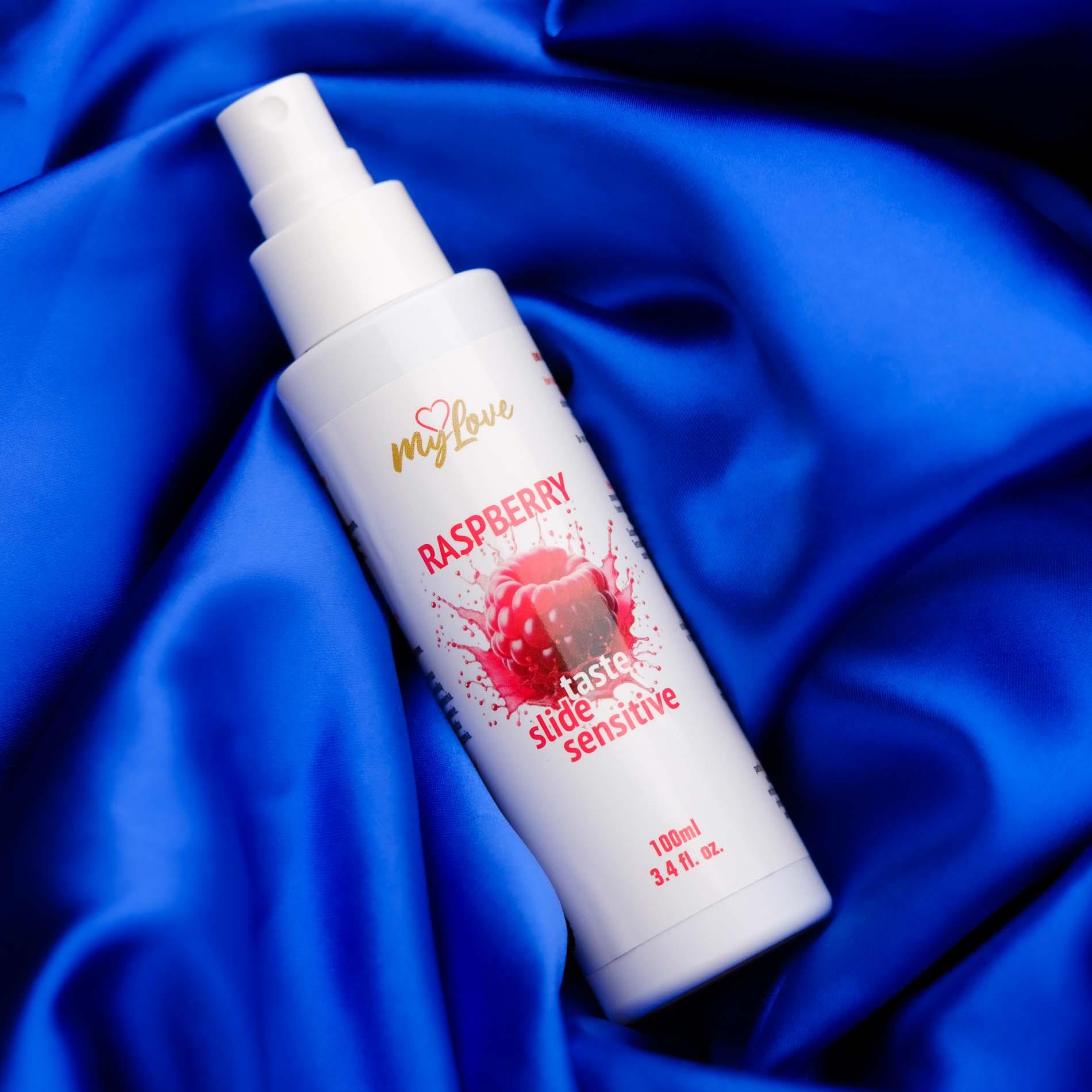 Лубрикант на водной основе MyLove Taste Slide Sensitive Raspberry, 100 мл